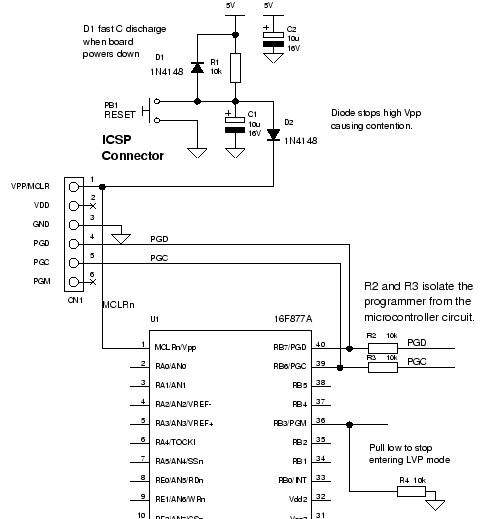 pic icsp connection